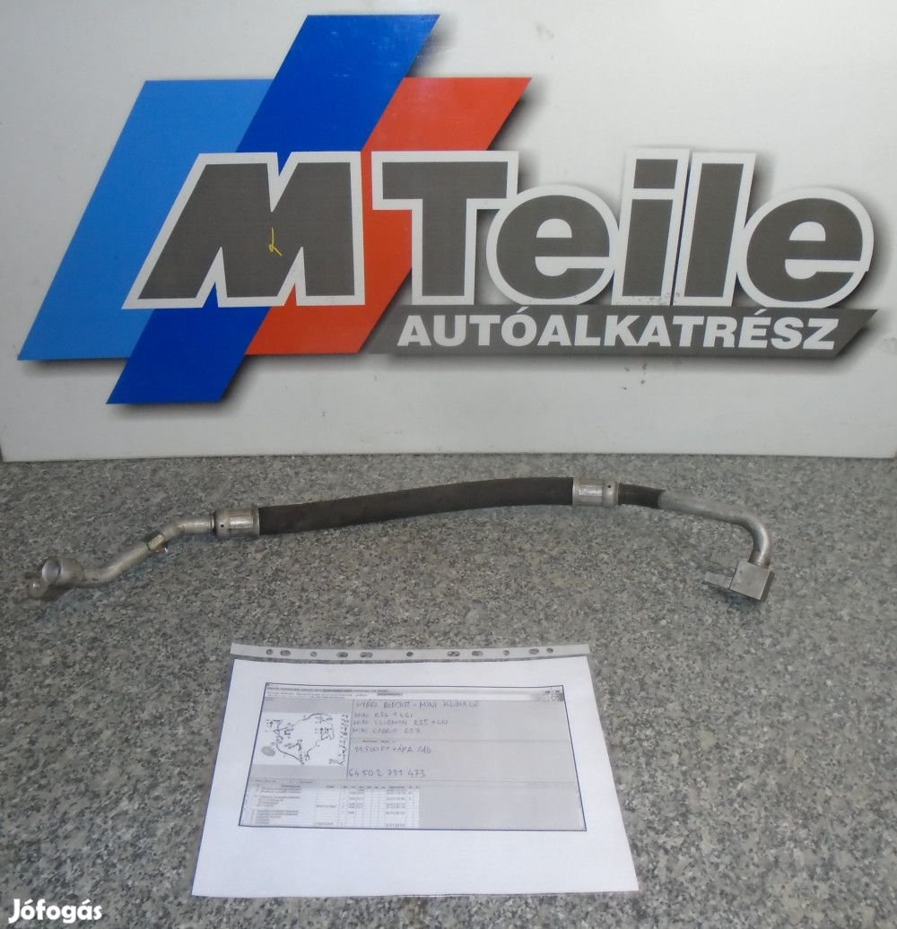 [GYÁRI BONTOTT] MINI - KLÍMACSŐ - MINI R56+LCI ; CLUBMAN R55+LCI ; CA